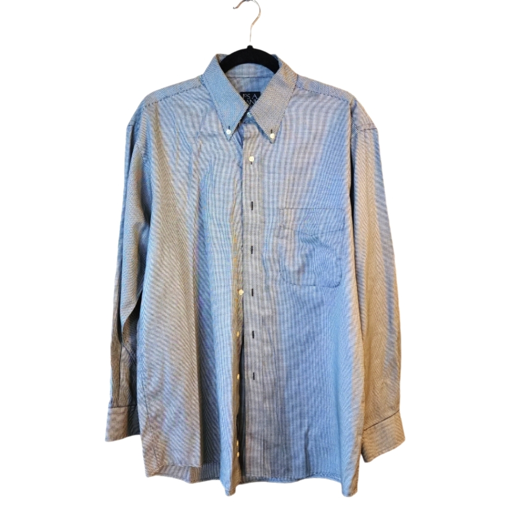 Joseph A Bank Houndstooth Button-down Alabama Game Day Ready